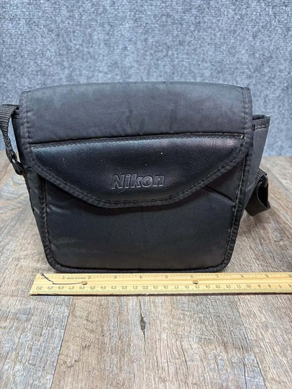 Nikon Soft Case Camera Binoculars adjustable Strap Black Nylon shoulder bag